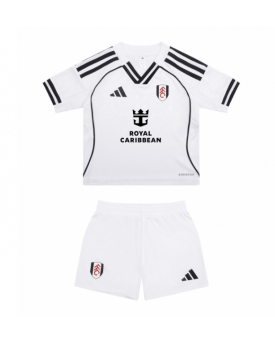 Fulham Maglia Gara Casa Repliche 2025-26 Bambino Maniche Corte